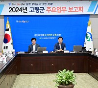 고령군, ‘2024년 주요업무 보고회’ 개최